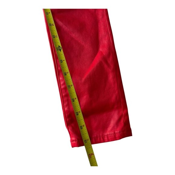 AG Adriano Goldschmied Women's Farrah Skinny Fit style LSS1288 Jeans RED Size 24 - Picture 10 of 12